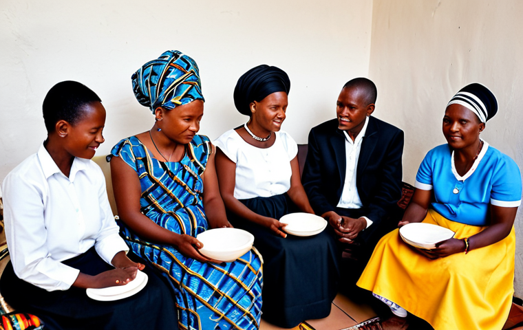 코사족 결혼식 문화 - Xhosa Wedding Celebration - Singing and Dancing**

A group of Xhosa people celebrating a wedding wit...