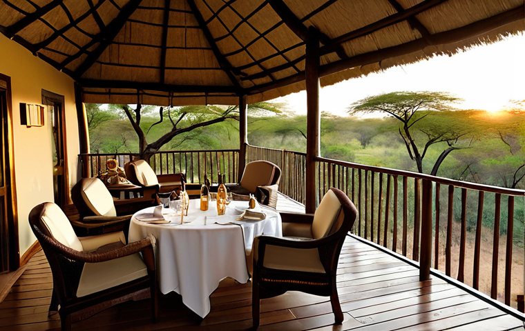 크루거 국립공원 사파리 예약법 - Luxury Lodge at Sunset**

"A luxurious safari lodge nestled amongst acacia trees in Kruger National ...